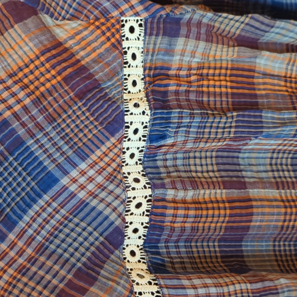 Anthropologie Holding Horses plaid shirt dress size XS - Picture 7 of 12